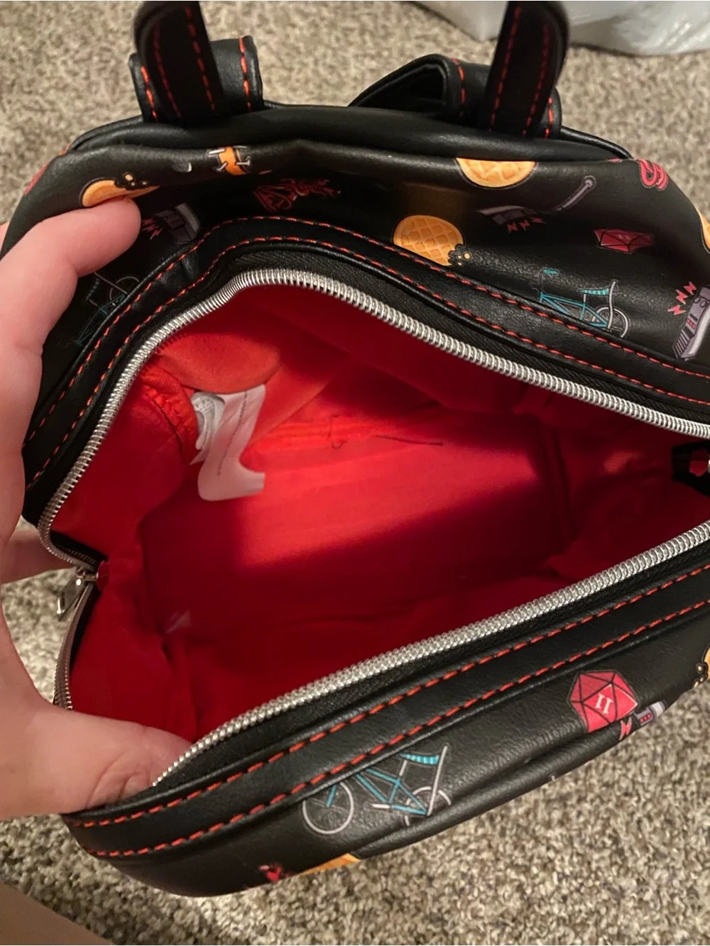 Stranger Things Mini Backpack Good Condition